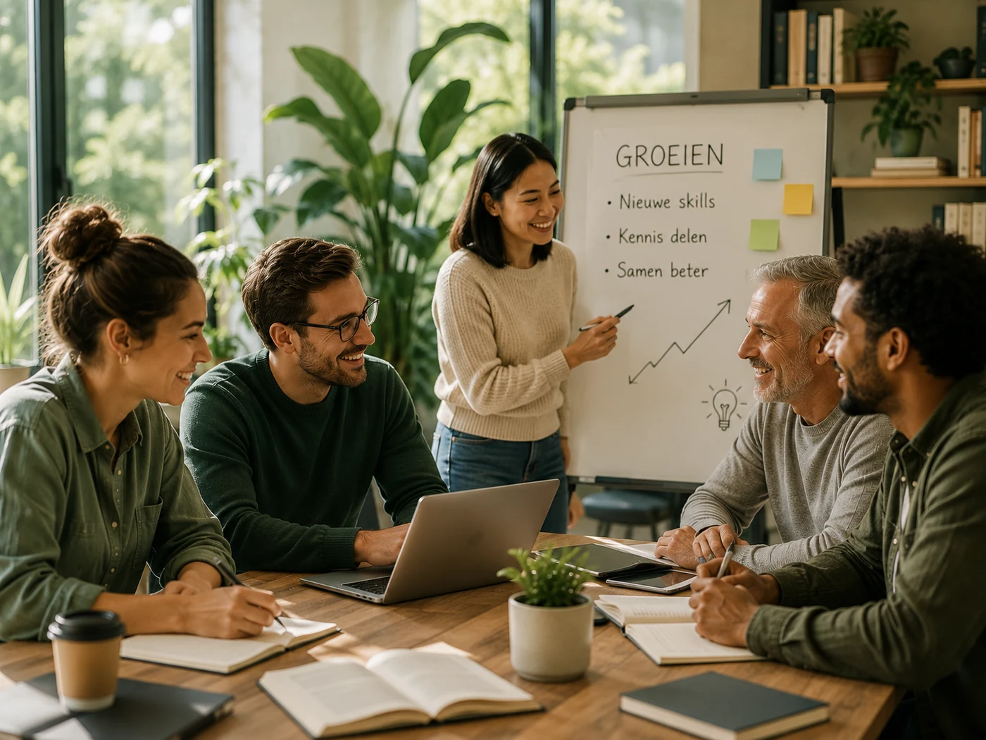 Meer leren,
meer werkgeluk